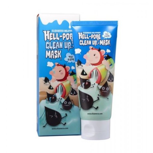 

маска-пленка для очищения пор elizavecca hell-pore clean up mask