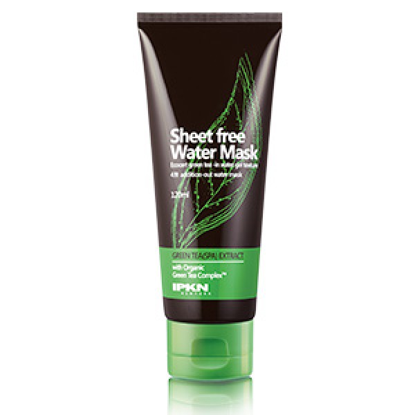 

увлажняющая маска с экстрактом зеленого чая ipkn newyork sheet free water mask