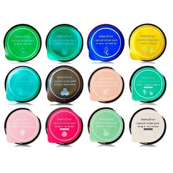 

маска для лица капсульная innisfree capsule recipe pack