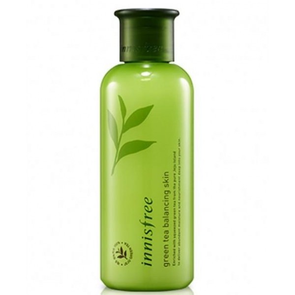 

тонер с зеленым чаем innisfree green tea balancing skin