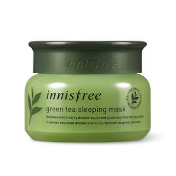 

маска для лица ночная innisfree green tea sleeping pack