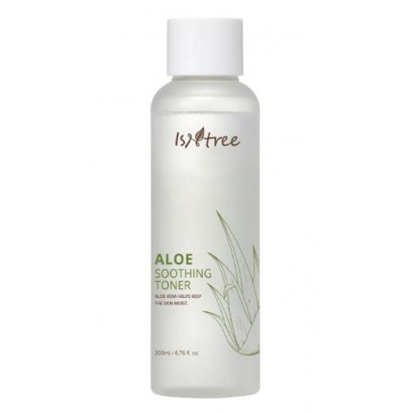 успокаивающий тоник с экстрактом алоэ isntree aloe sooting toner