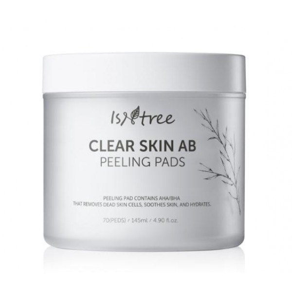 

cалфетки для пилинга isntree clear skin ab peeling pads