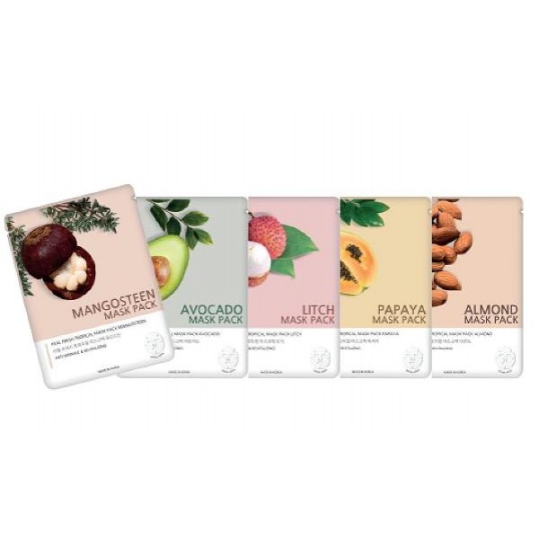 

маска тканевая jungnani real fresh tropical mask