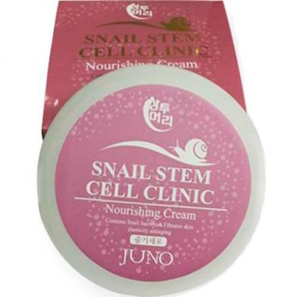 

питательный крем с улиткой juno sangtumeori stem cell clinic nourishing cream snail