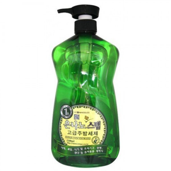 

жидкость для мытья посуды с серебром kmpc nano silver step dishwashing liquid
