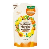 Мыло жидкое для тела выравнивающее тон кожи Kracie Мыло Жидкое Natural Marche Запасной Блок