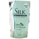 Увлажняющий шампунь с шелком и ароматом мяты Kracie Шампунь Silk Запасной Блок