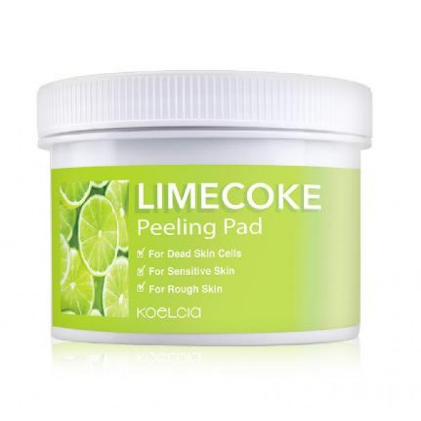 

подушечки отшелушивающие с экстрактом лайма koelcia lime coke peeling pad
