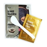 Моделирующая маска для лица с черным жемчугом Konad Jewel Modeling Mask Aurora Black Pearl