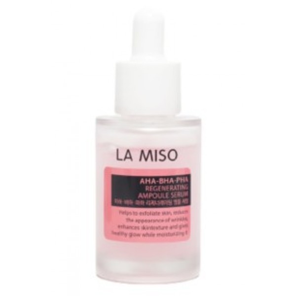 

сыворотка ампульная обновляющая с кислотами la miso regenerating ampoule serum
