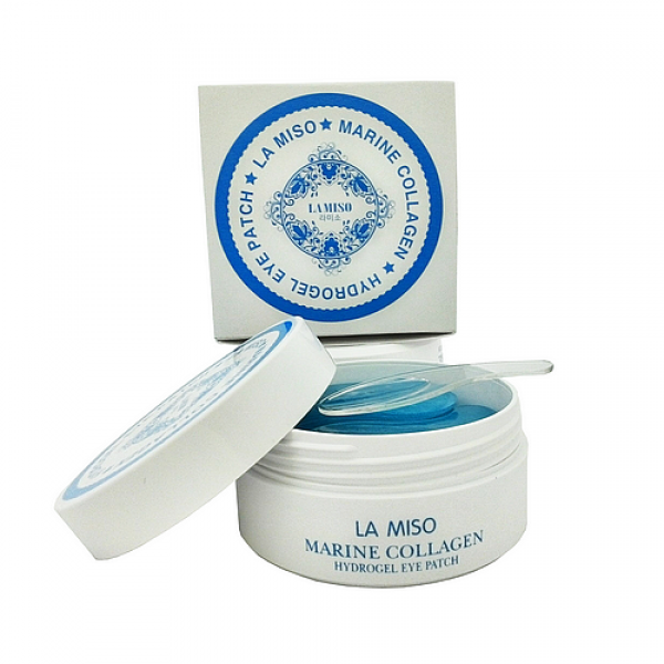 гидрогелевая маска с морским коллагеном
la miso marine collagen hydrogel eye patch