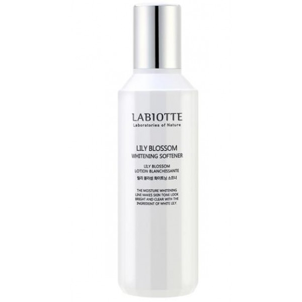 тонер для лица осветляющий labiotte lily blossom whitening softener