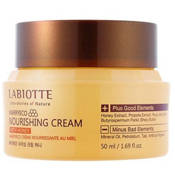

крем питательный с экстрактом меда labiotte marryeco cream honey