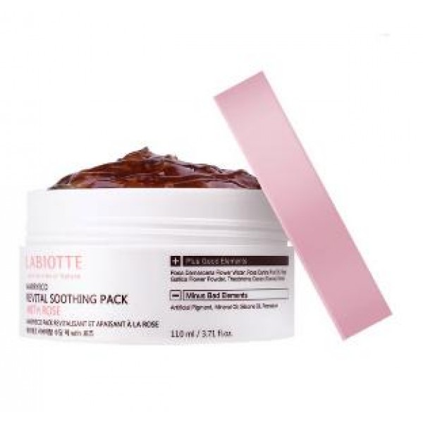 

маска для лица укрепляющая labiotte marryeco soothing pack rose