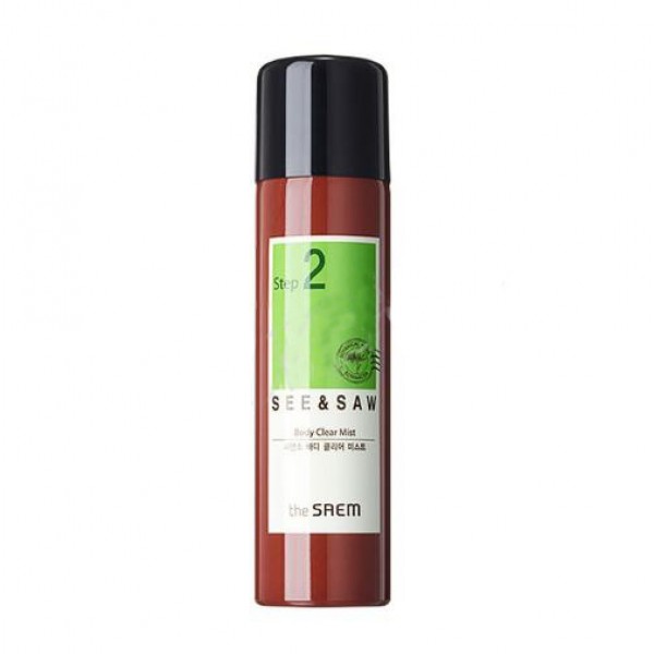 

спрей для проблемной кожи the saem see & saw a.c control body clear mist