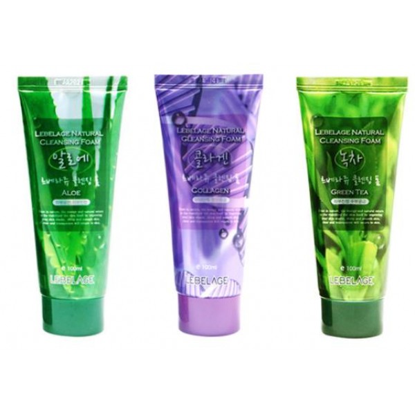 очищающая пенка для лица lebelage natural cleansing foam