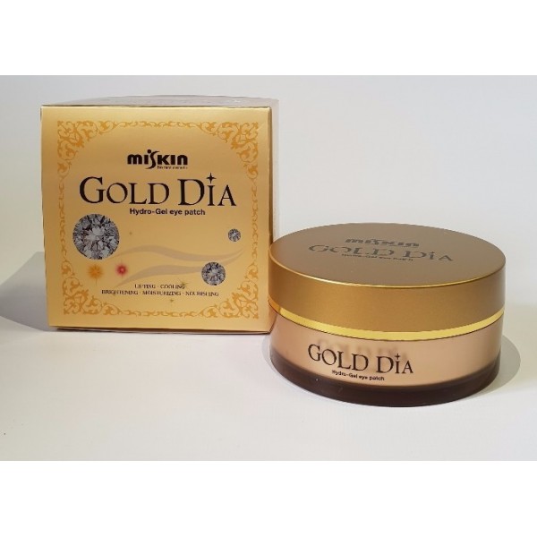

гидрогелевые патчи с коллоидным золотом miskin gold dia hydro gel eye patch