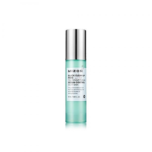 сыворотка для сужения пор mizon black clean up pore tightening serum