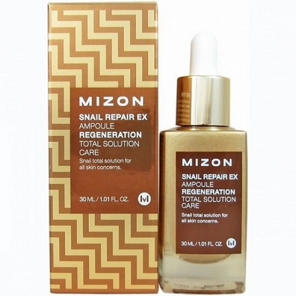 

сыворотка с экстрактом улитки mizon snail repair ex ampoule