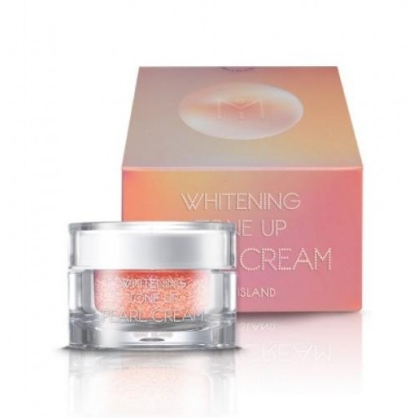 

осветляющий крем с жемчужной пудрой may island whitening tone up pearl cream
