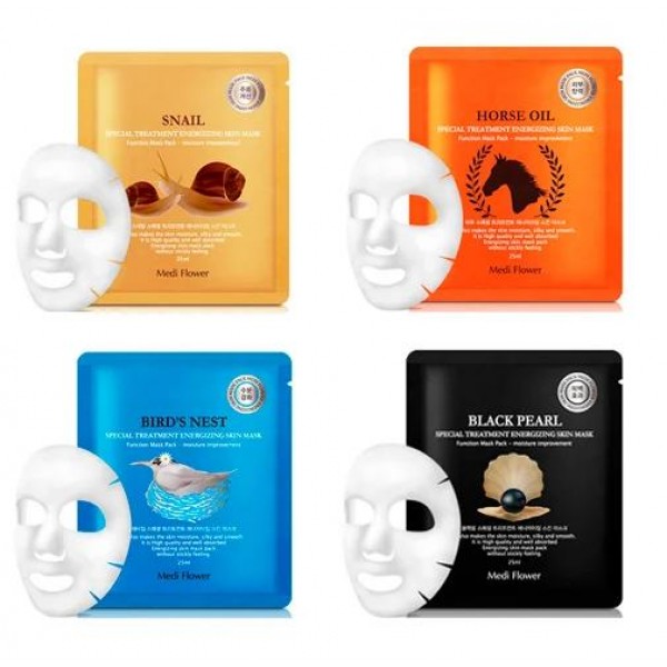 Маска интенсивная для лица medi flower mediflower special treatment energizing mask pack фото