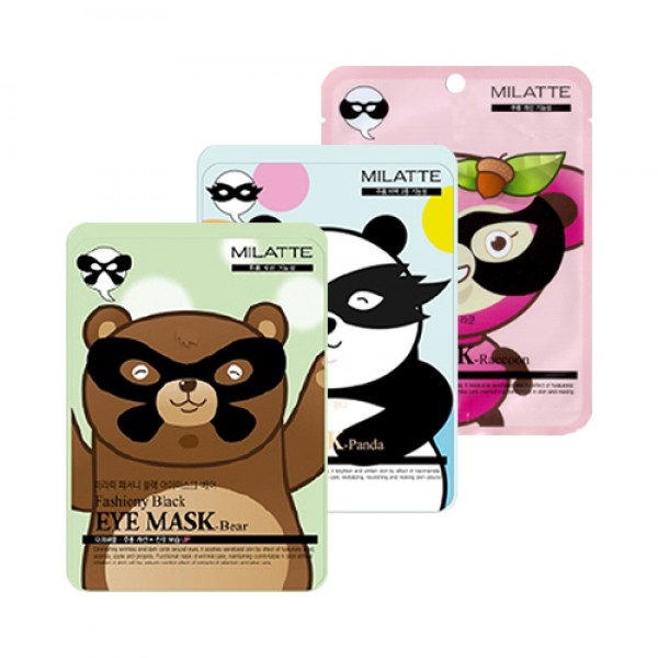 

маска для кожи вокруг глаз milatte fashiony black eye mask