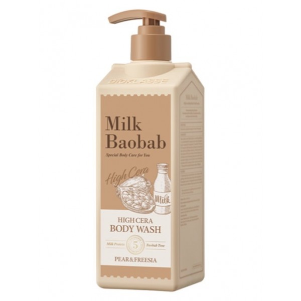 

гель для душа milkbaobab high cera body wash pear & freesia