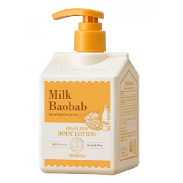

лосьон для тела milkbaobab high cera body lotion mimosa