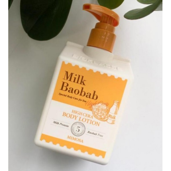 лосьон для тела milkbaobab high cera body lotion mimosa
