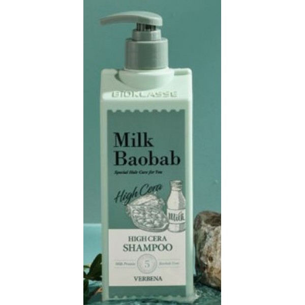 шампунь для волос с ароматом вербены milkbaobab high cera shampoo verbena