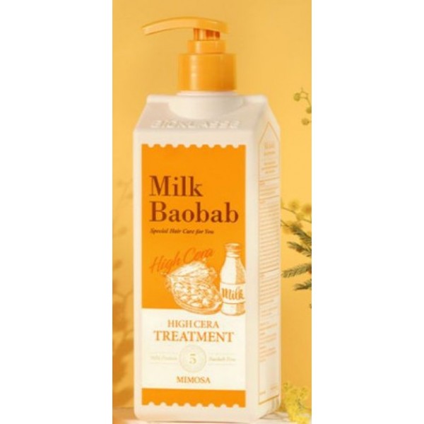 питательный бальзам для волос milkbaobab high cera treatment mimosa