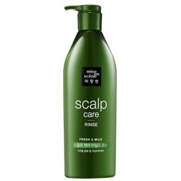 

освежающий кондиционер для чувствительной кожи головы mise en scene scalp care rinse