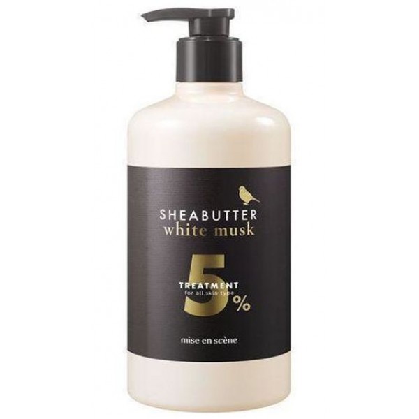 

маска для волос с маслом ши mise en scene shea butter treatment whitemusk