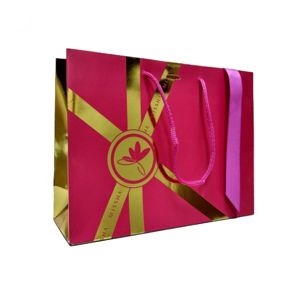 

сумка бумажная подарочная missha shopping bag
