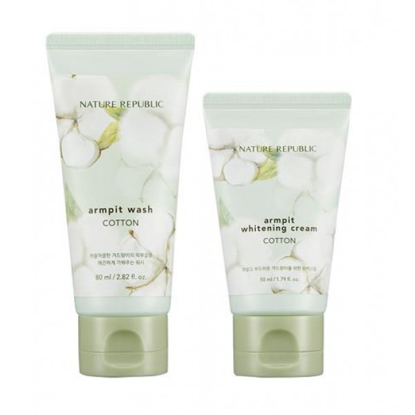 

сет для ухода за подмышками nature republic cotton armpit kit
