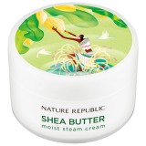 Крем для лица паровой увлажняющий для нормальной и сухой кожи Nature Republic Shea Butter Steam Cream Moist