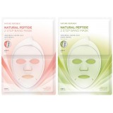 Маска для лица двухшаговая Nature Republic Natural Peptide 2 Step Band Mask Sheet