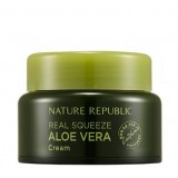 Крем для лица с экстрактом алоэ вера Nature Republic Real Squeeze Aloe Vera Cream