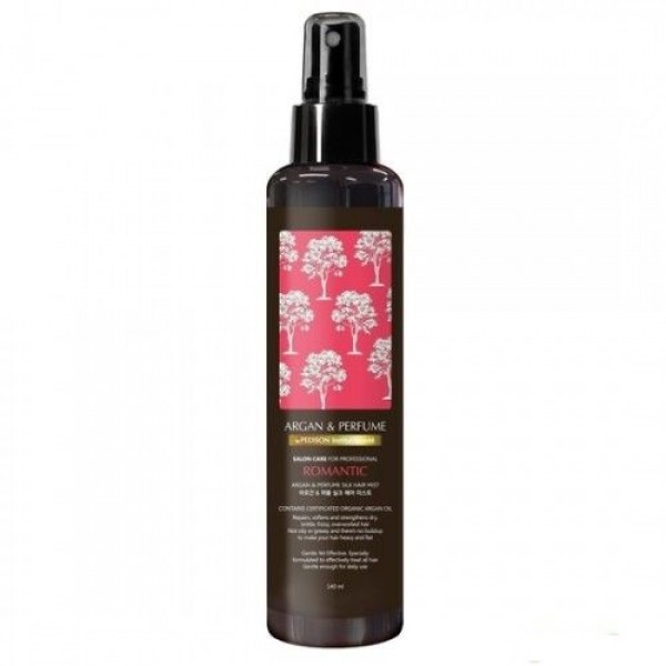 

парфюмированный спрей для волос с аргановым маслом pedison argan & rerfume