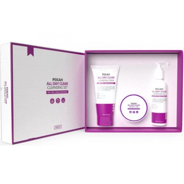 

набор для лица очищение pekah all day clear 3 set