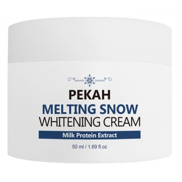 

осветляющий крем для лица pekah melting snow whitening cream