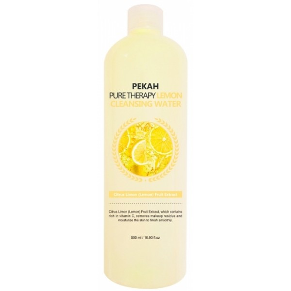 

очищающая вода с экстрактом лимона pekah pure therapy cleansing water lemon