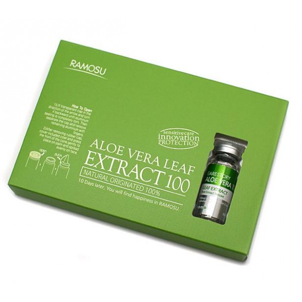 

сыворотка-концентрат алоэ ramosu aloe vera leaf extract 100 set