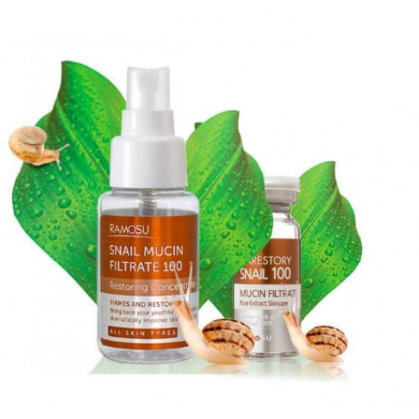сыворотка-концентрат муцина улитки ramosu snail mucin filtrate 100