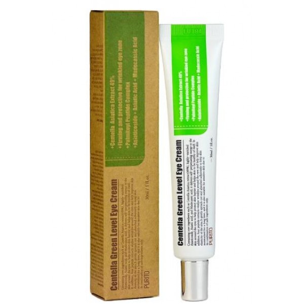 

крем для век с пептидами и центеллой purito centella green level eye cream