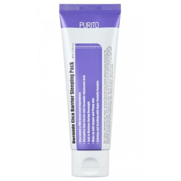 

ночная маска с экстрактом центеллы purito dermide cica barrier sleeping pack