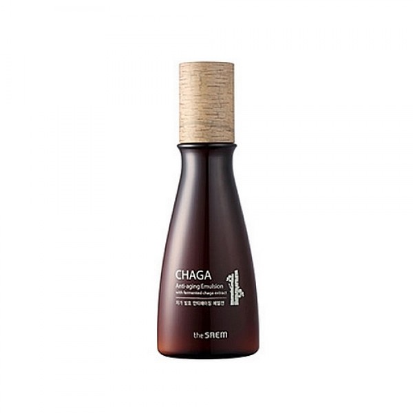 

эмульсия антивозрастная с экстрактом чаги the saem chaga anti-wrinkle emulsion