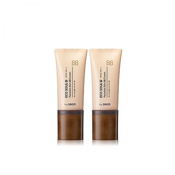 

бб крем the saem eco soul porcelain skin bb cream spf30 ра++
