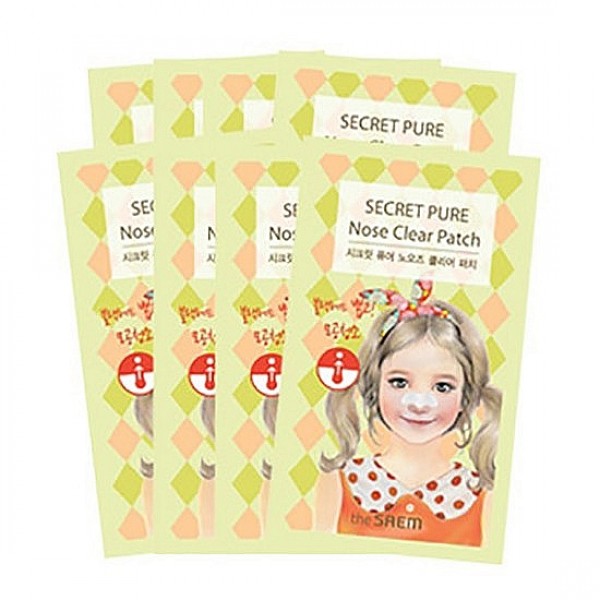 

набор пластырей черных точек the saem secret pure nose clear patch set (8pcs)